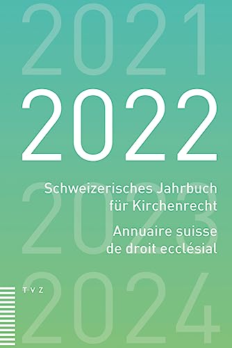9783290185411: Schweizerisches Jahrbuch fr Kirchenrecht / Annuaire suisse de droit ecclsial 2022