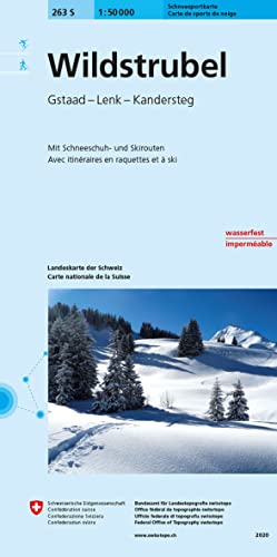 Stock image for 263S Wildstrubel Schneeschuh- und Skitourenkarte: Gstaad - Lenk - Kandersteg (Skitourenkarten 1:50 000) for sale by medimops