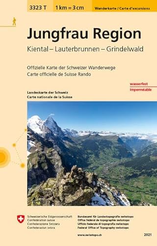 9783302333236: Jungfrau Region (2021): Kliental - Lauterbrunnen - Grindelwald: 3323T