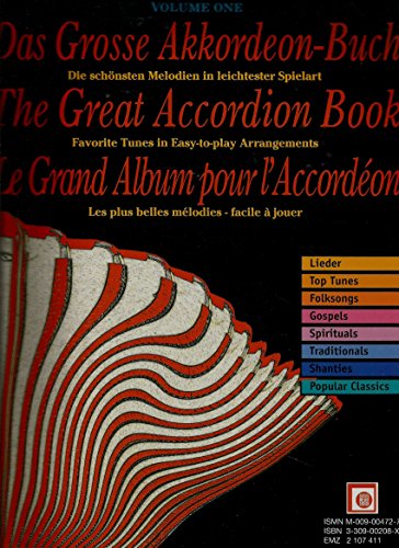 Imagen de archivo de Das groe Akkordeon-Buch; The Great Accordion Book; Le grand Album pour l' Accordeon, Bd.1 a la venta por medimops