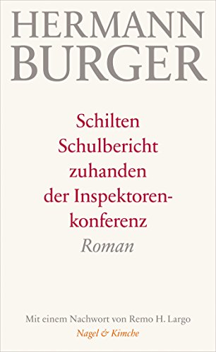 9783312005956: Schilten: Schulbericht zuhanden der Inspektorenkonferenz. Roman