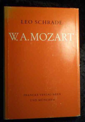 Imagen de archivo de W. A. Mozart a la venta por Versandantiquariat Felix Mcke