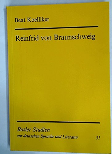 9783317011228: Reinfrid von Braunschweig.