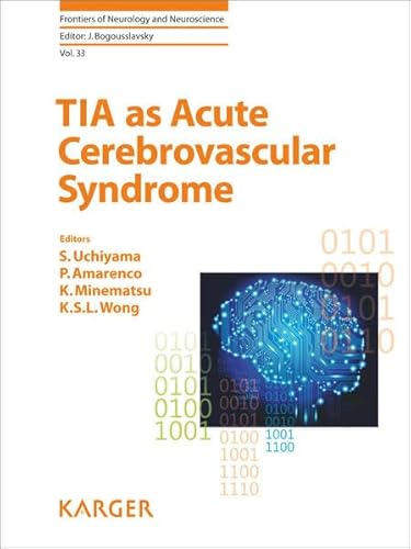 9783318024586: Tia as Acute Cerebrovascular Syndrome (Frontiers of Neurology and Neuroscience)