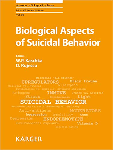 Stock image for Biological Aspects of Suicidal Behavior (Advances in Biological Psychiatry, Vol. 30) for sale by Jasmin Berger