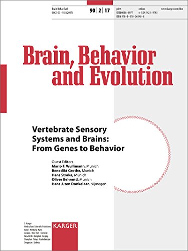 9783318061468: Vertebrate Sensory Systems and Brains: From Genes to Behavior: 8th European Conference on Comparative Neurobiology, Munich, April 2016: Selected ... Brain, Behavior and Evolution 2017, No. 2: 90