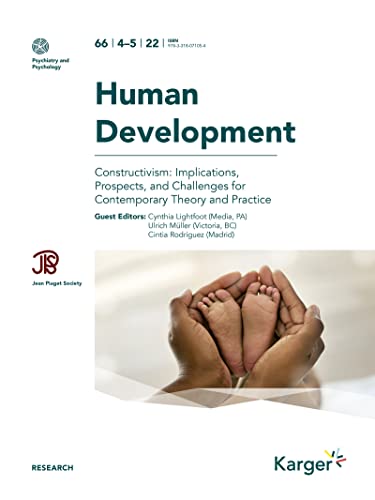 9783318071054: Constructivism - Implications, Prospects, and Challenges for Contemporary Theory and Practice: Special Topic Issue Of: Human Development 2022 (Human Development, 66)