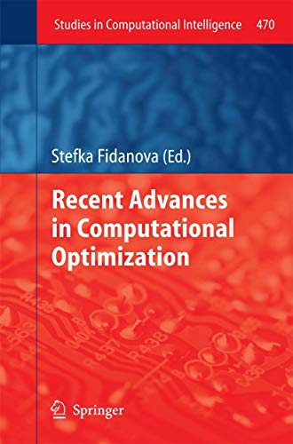 9783319004099: Recent Advances in Computational Optimization: 470