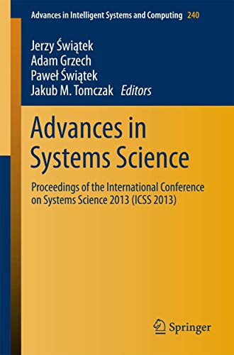 Imagen de archivo de Advances in Systems Science : Proceedings of the International Conference on Systems Science 2013 (ICSS 2013) a la venta por Buchpark
