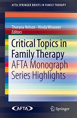 Stock image for Critical Topics in Family Therapy: AFTA Monograph Series Highlights (AFTA SpringerBriefs in Family Therapy) for sale by HPB-Red