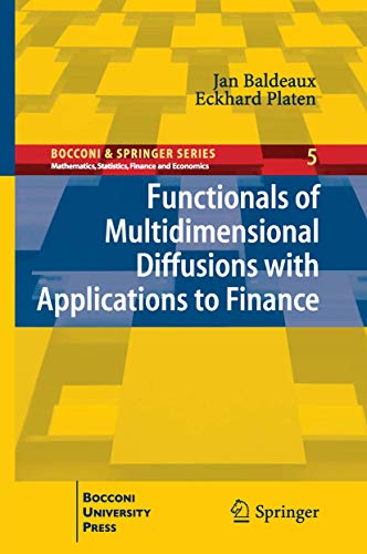 Stock image for Functionals of Multidimensional Diffusions with Applications to Finance (Bocconi & Springer Series, 5) for sale by Lucky's Textbooks