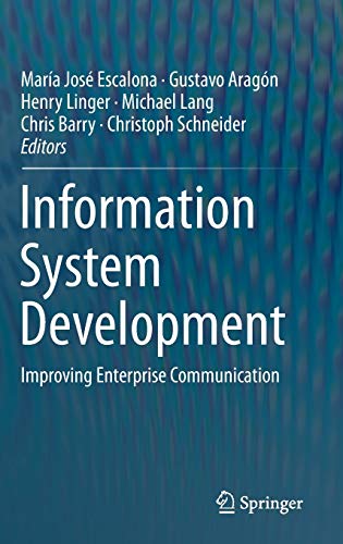 9783319072142: Information System Development: Improving Enterprise Communication