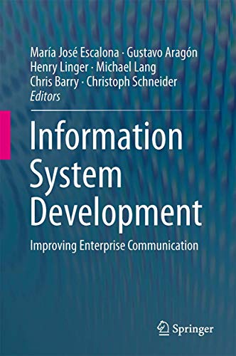 9783319072142: Information System Development: Improving Enterprise Communication