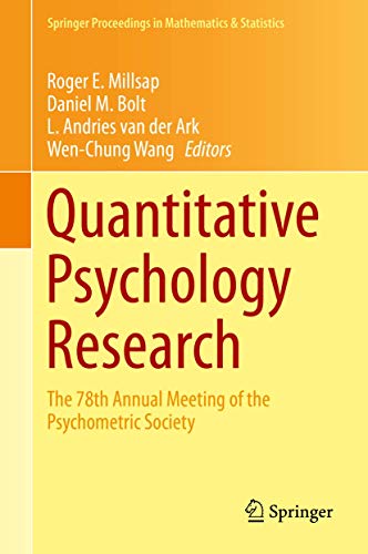 Quantitative Psychology Research: The 78th Annual Meeting of the Psychometric Society (Springer P...