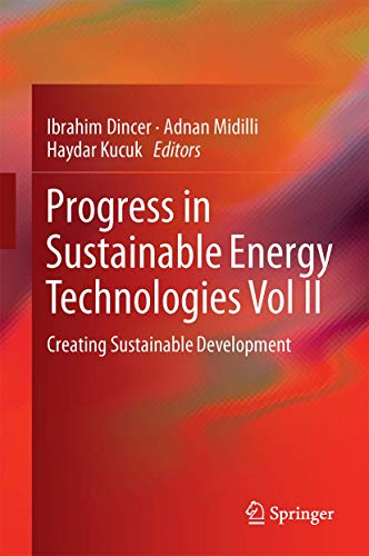Beispielbild fr Progress in Sustainable Energy Technologies Vol II. Creating Sustainable Development. zum Verkauf von Universittsbuchhandlung Herta Hold GmbH