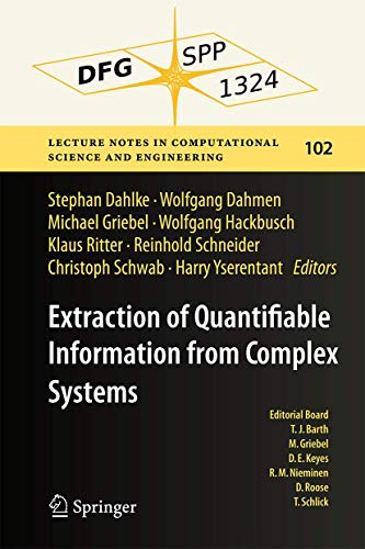 Stock image for Extraction of Quantifiable Information from Complex Systems. for sale by Gast & Hoyer GmbH