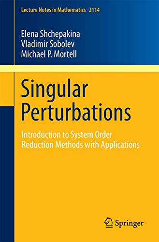 9783319095691: Singular Perturbations: Introduction to System Order Reduction Methods with Applications