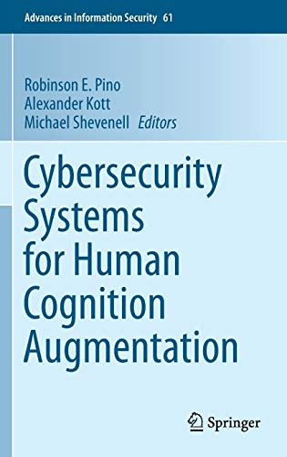 Beispielbild fr Cybersecurity Systems for Human Cognition Augmentation zum Verkauf von Buchpark