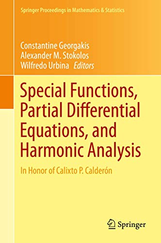 9783319105444: Special Functions, Partial Differential Equations, and Harmonic Analysis: In Honor of Calixto P. Caldern: 108