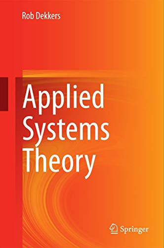 Stock image for Applied Systems Theory. for sale by Antiquariat im Hufelandhaus GmbH  vormals Lange & Springer