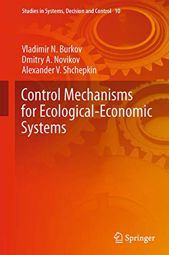 Beispielbild fr Control Mechanisms for Ecological-Economic Systems zum Verkauf von Buchpark