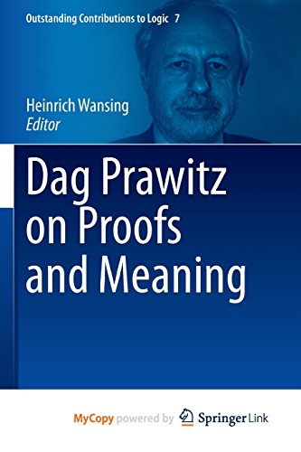 9783319110424: Dag Prawitz on Proofs and Meaning