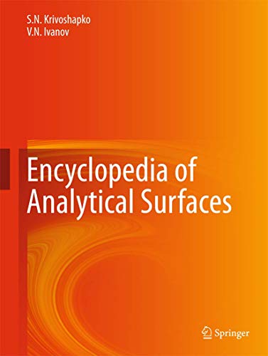9783319117720: Encyclopedia of Analytical Surfaces