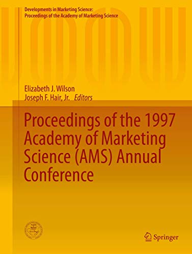 Stock image for Proceedings of the 1997 Academy of Marketing Science (AMS) Annual Conference for sale by Revaluation Books