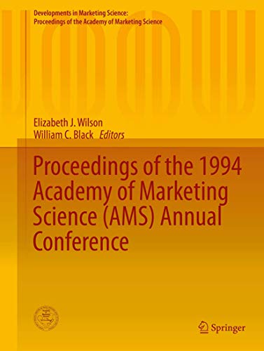Stock image for Proceedings of the 1994 Academy of Marketing Science (AMS) Annual Conference for sale by Revaluation Books