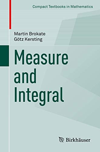 Stock image for Measure and Integral (Compact Textbooks in Mathematics) for sale by Zubal-Books, Since 1961