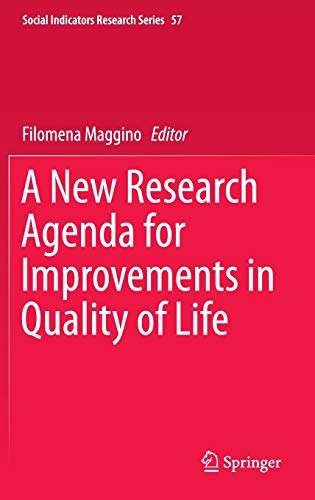 Beispielbild fr A New Research Agenda for Improvements in Quality of Life zum Verkauf von Buchpark