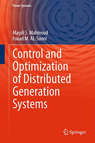 9783319169095: Control and Optimization of Distributed Generation Systems