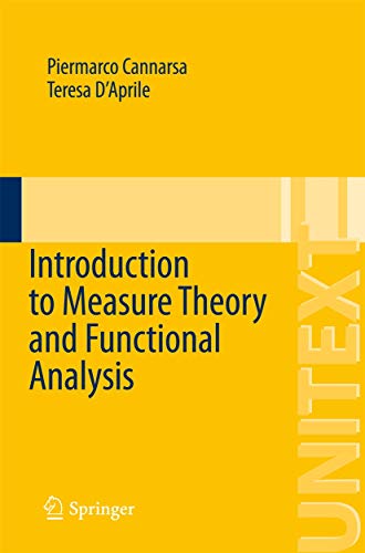 Stock image for Introduction to Measure Theory and Functional Analysis (La Matematica per il 3+2) for sale by Books Unplugged