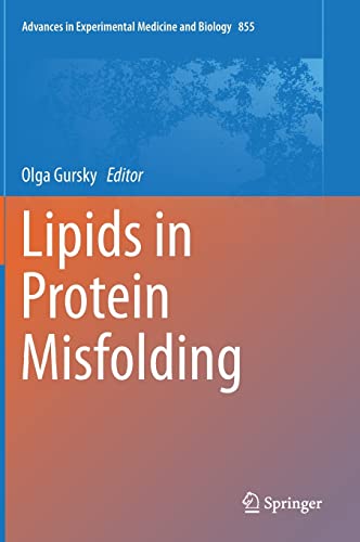 9783319173436: Lipids in Protein Misfolding: 855 (Advances in Experimental Medicine and Biology)