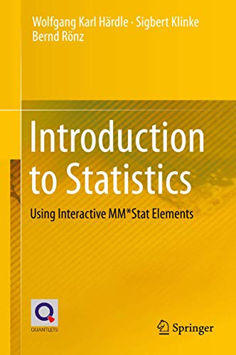 Beispielbild fr Introduction to Statistics: Using Interactive MM*Stat Elements zum Verkauf von Lucky's Textbooks