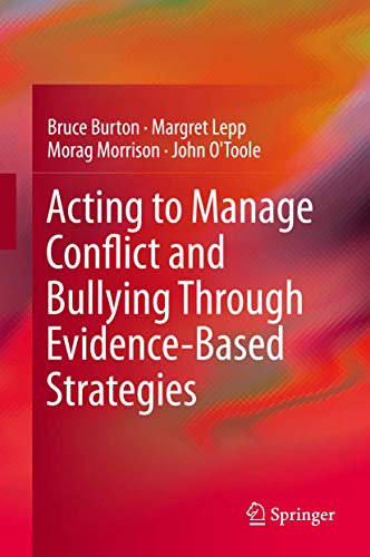 9783319178813: Acting to Manage Bullying and Conflict Through Evidence-based Strategies