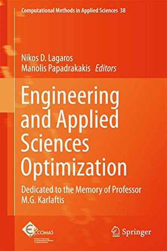 Stock image for Engineering and Applied Sciences Optimization: Dedicated to the Memory of Professor M.G. Karlaftis for sale by Revaluation Books