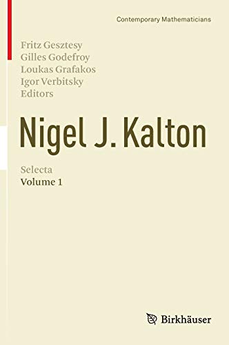Beispielbild fr Nigel J. Kalton Selecta, Volume 1. zum Verkauf von Gast & Hoyer GmbH