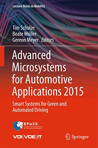 9783319208541: Advanced Microsystems for Automotive Applications 2015: Smart Systems for Green and Automated Driving (Lecture Notes in Mobility)