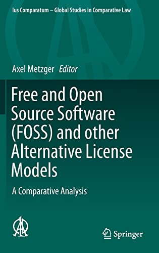 Stock image for Free And Open Source Software (Foss) And Other Alternative License Models for sale by Basi6 International