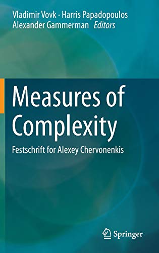 Beispielbild fr Measures of Complexity: Festschrift for Alexey Chervonenkis zum Verkauf von medimops