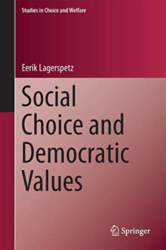 9783319232607: Social Choice and Democratic Values (Studies in Choice and Welfare)