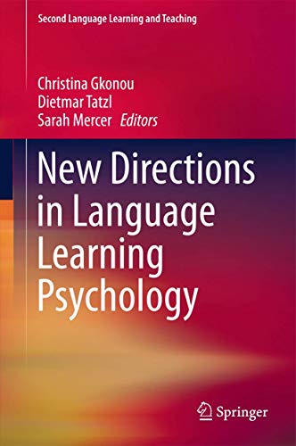 Imagen de archivo de NEW DIRECTONS IN LANGUAGE LEARNING PSYCHOLOGY (2933120726/13.12.2016) a la venta por Basi6 International