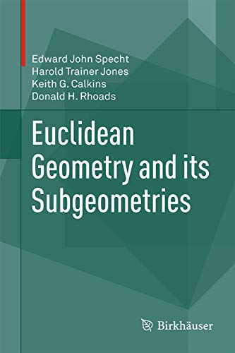 Stock image for Euclidean Geometry and its Subgeometries. for sale by Antiquariat im Hufelandhaus GmbH  vormals Lange & Springer