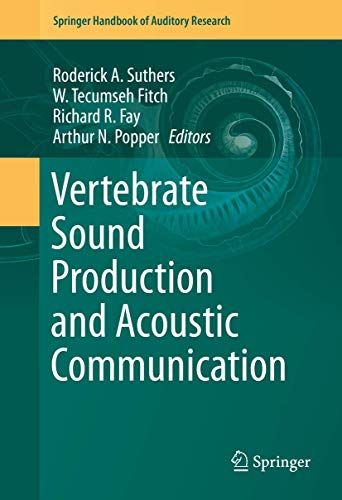 Imagen de archivo de Vertebrate Sound Production and Acoustic Communication (Springer Handbook of Auditory Research, 53) a la venta por dsmbooks