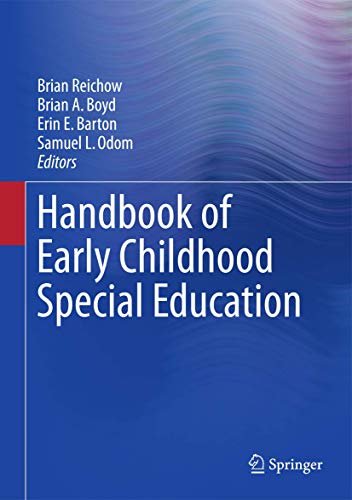 9783319284903: Handbook of Early Childhood Special Education