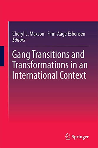 Beispielbild fr Gang Transitions and Transformations in an International Context zum Verkauf von HPB-Red