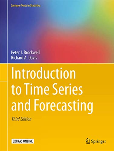 Beispielbild fr Introduction to Time Series and Forecasting (Springer Texts in Statistics) zum Verkauf von BooksRun