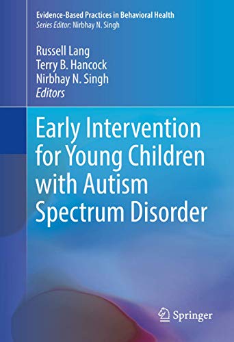 Beispielbild fr Early Intervention for Young Children with Autism Spectrum Disorder. zum Verkauf von Gast & Hoyer GmbH