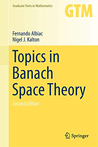 Imagen de archivo de Topics in Banach Space Theory (Graduate Texts in Mathematics) a la venta por Books Puddle